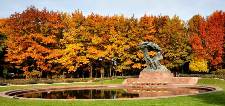 Warsaw, the Statue of Chopin