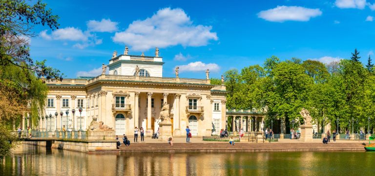 Palace on Water, Warsaw, Łazienki garden
